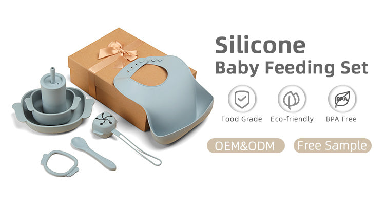 Custom Silicone  Bracelet Eco-Friendly Braided Wave Bracelet Design Silicone Teether Bracelet For Baby