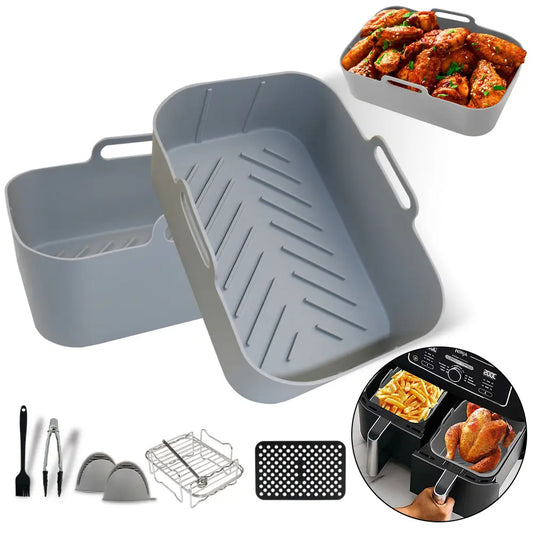 Customized silicone kitchen supplies, Silicone Air fryer Liners Accessories For Air fryer Basket Oven Microwave