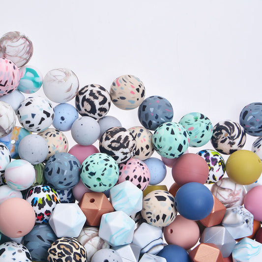 Silicone Bead Bulk Buy, New arrivals Wholesale Round Chew Bpa Free Silicone Beads Baby Teether