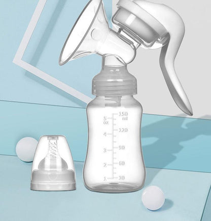 High Quality Hand Free Breast Pump 150 Ml Silicone Manual Breast Pump For Milk Collector
