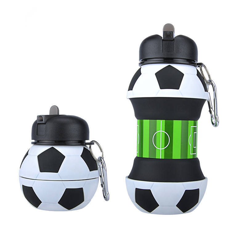 Collapsible Kids Silicone Water Bottle With Custom Logo