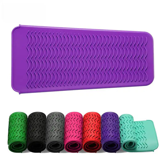 New Arrival Heat Resistant Silicone Mat Pouch for Flat Curling Iron,Hair Straightener,Hair Curling Wands And Hot Hair Tools