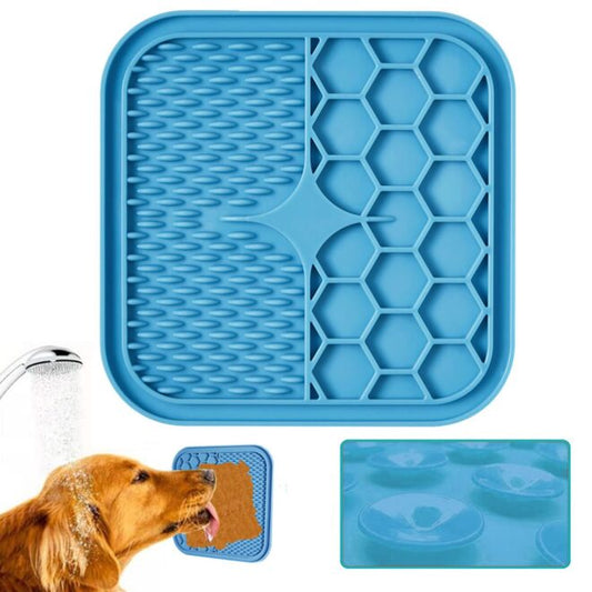 Silicone Mats for Dogs Lick Wholesale, Soft Silicone Slow Feeder Dog Lick Pad , Anxiety Relief Slow Eating Licking Mat